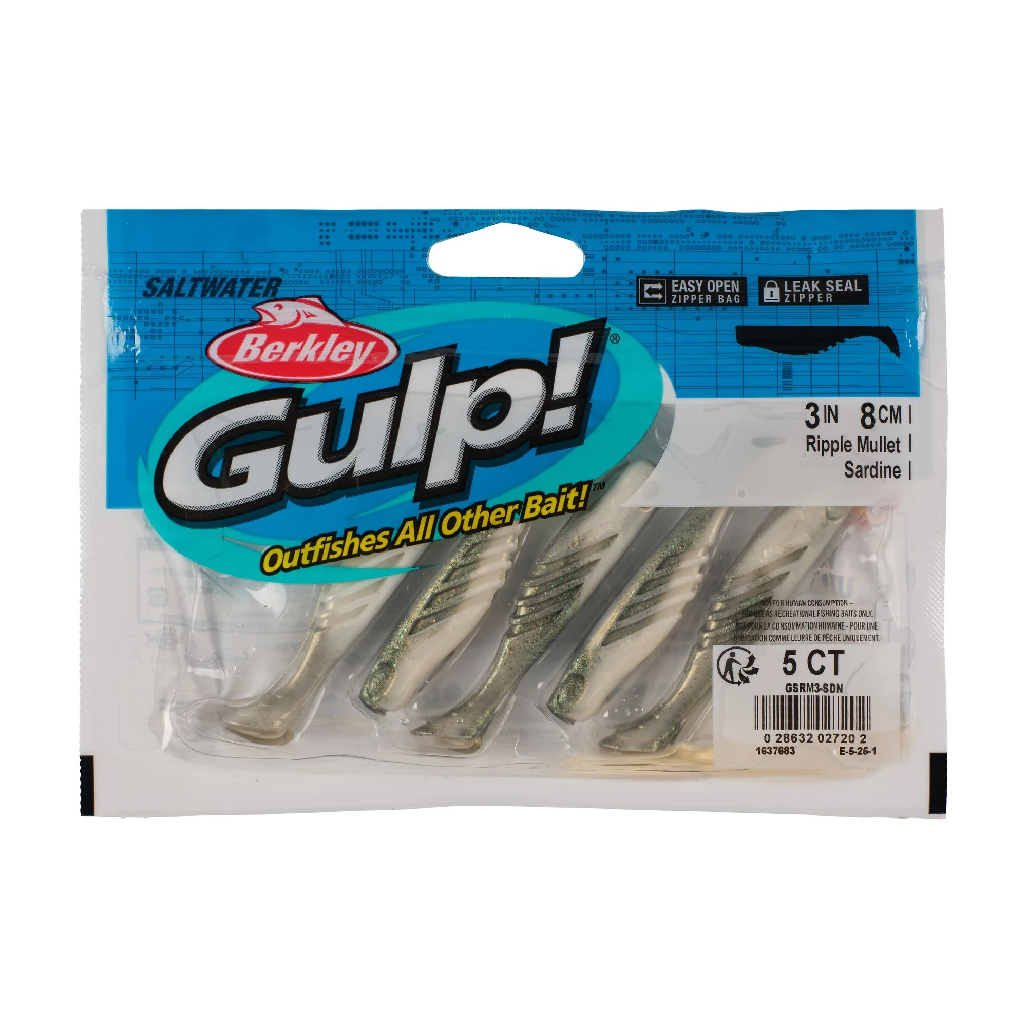 Berkley Gulp!® Saltwater Ripple Mullet - Image 42