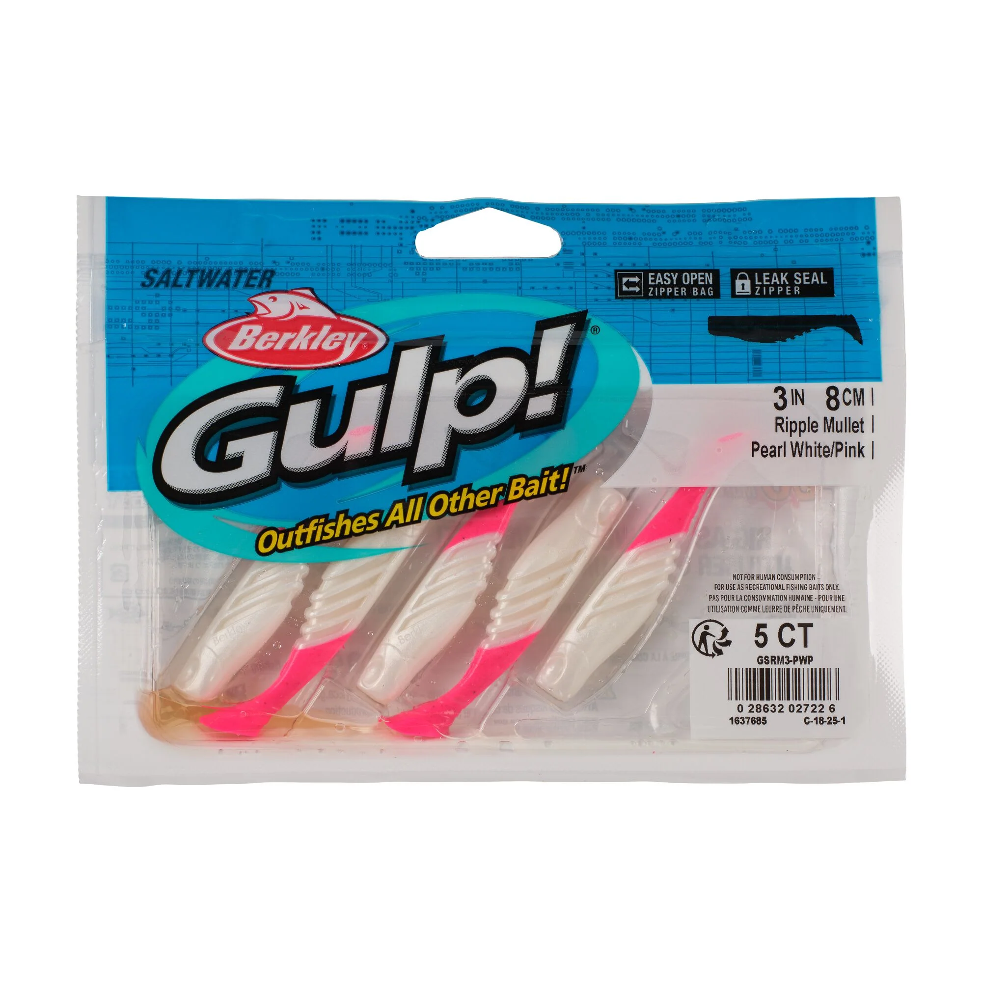 Berkley Gulp!® Saltwater Ripple Mullet - Image 44