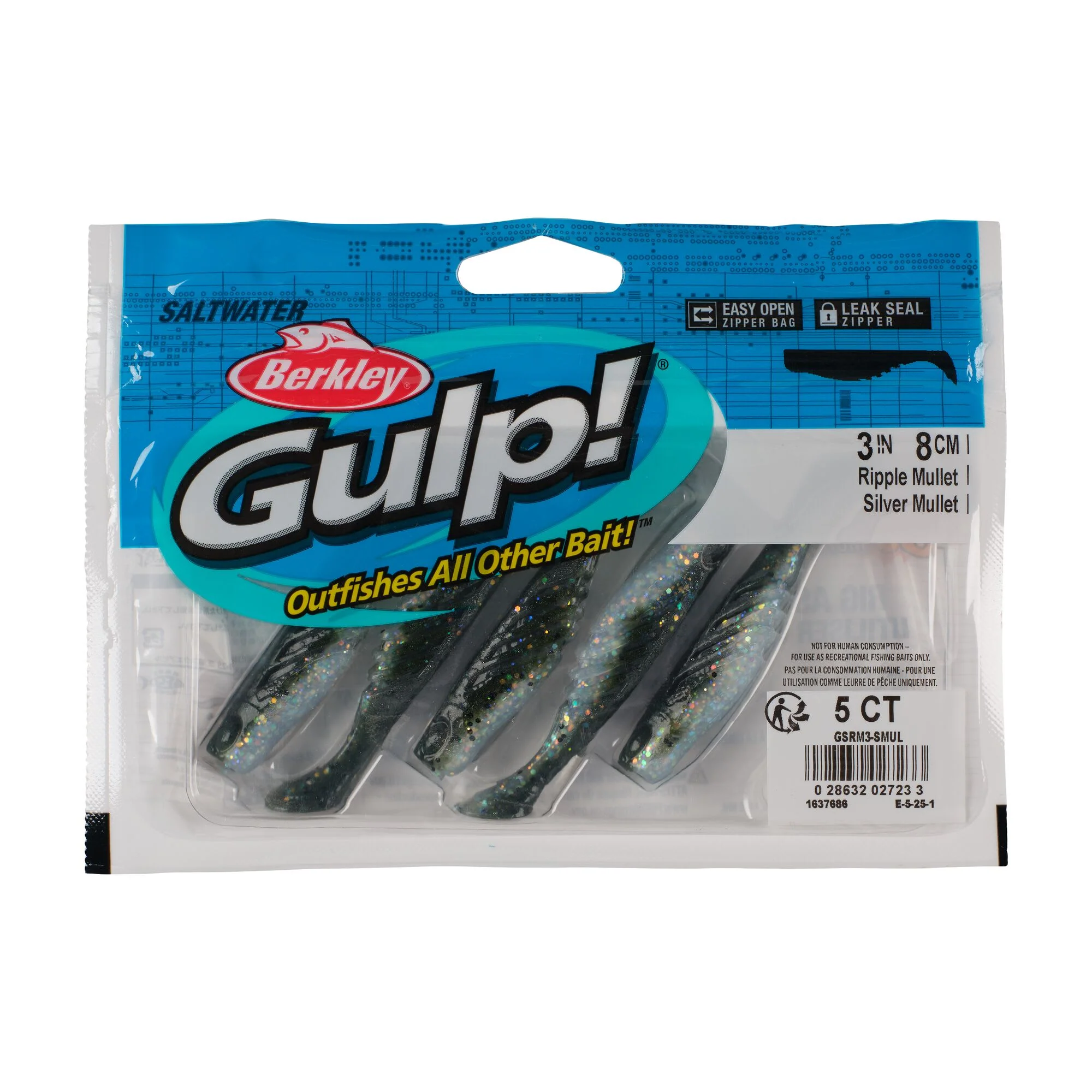Berkley Gulp!® Saltwater Ripple Mullet - Image 45