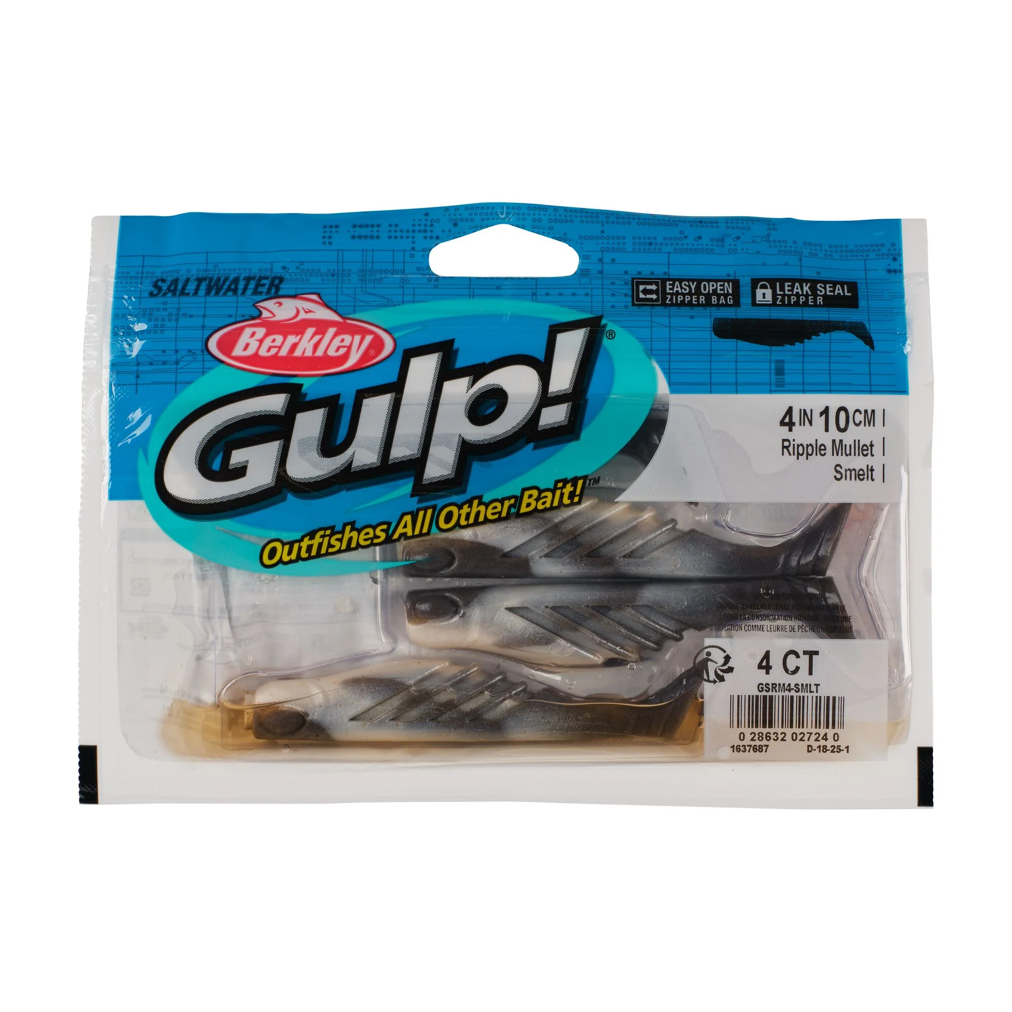 Berkley Gulp!® Saltwater Ripple Mullet - Image 46