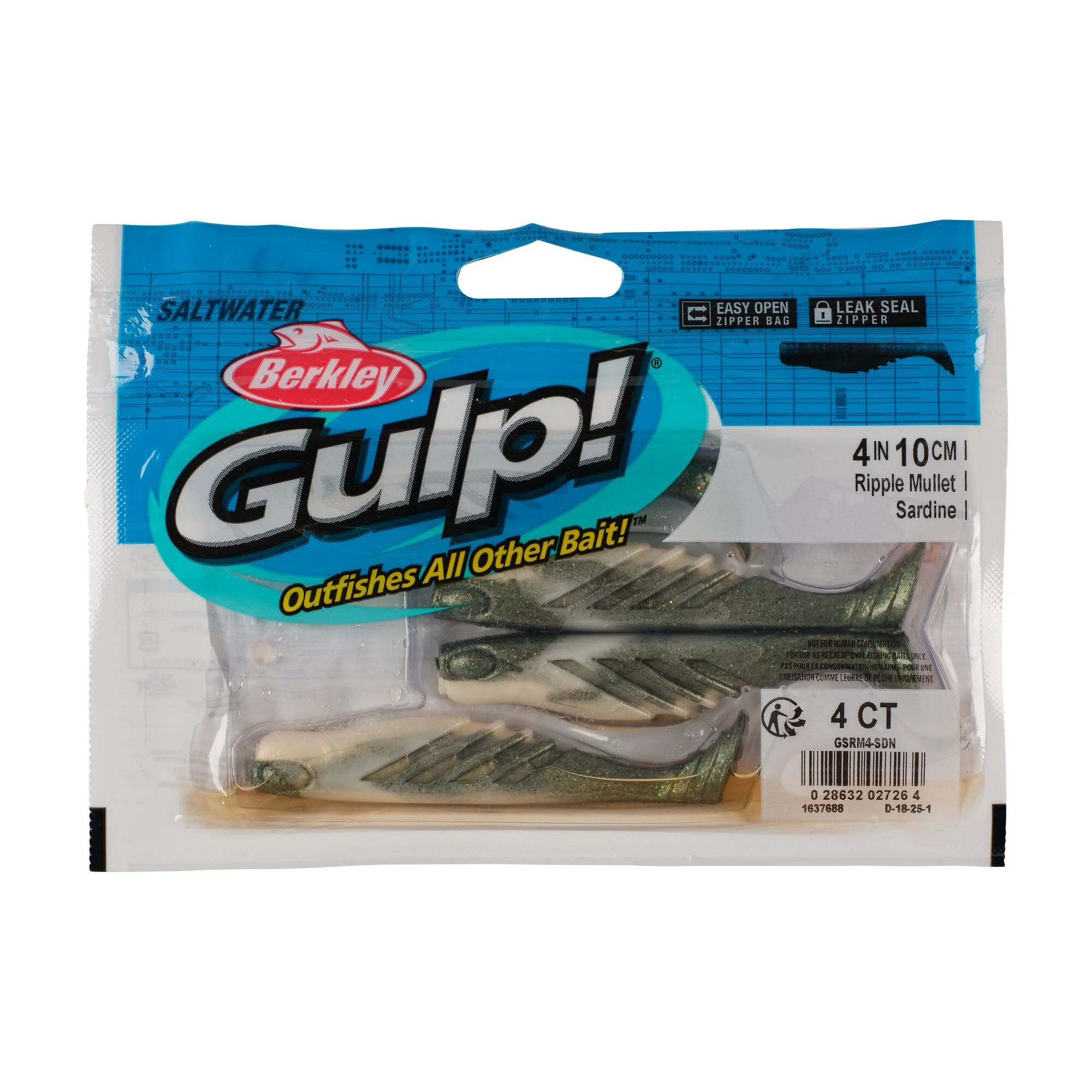 Berkley Gulp!® Saltwater Ripple Mullet - Image 47