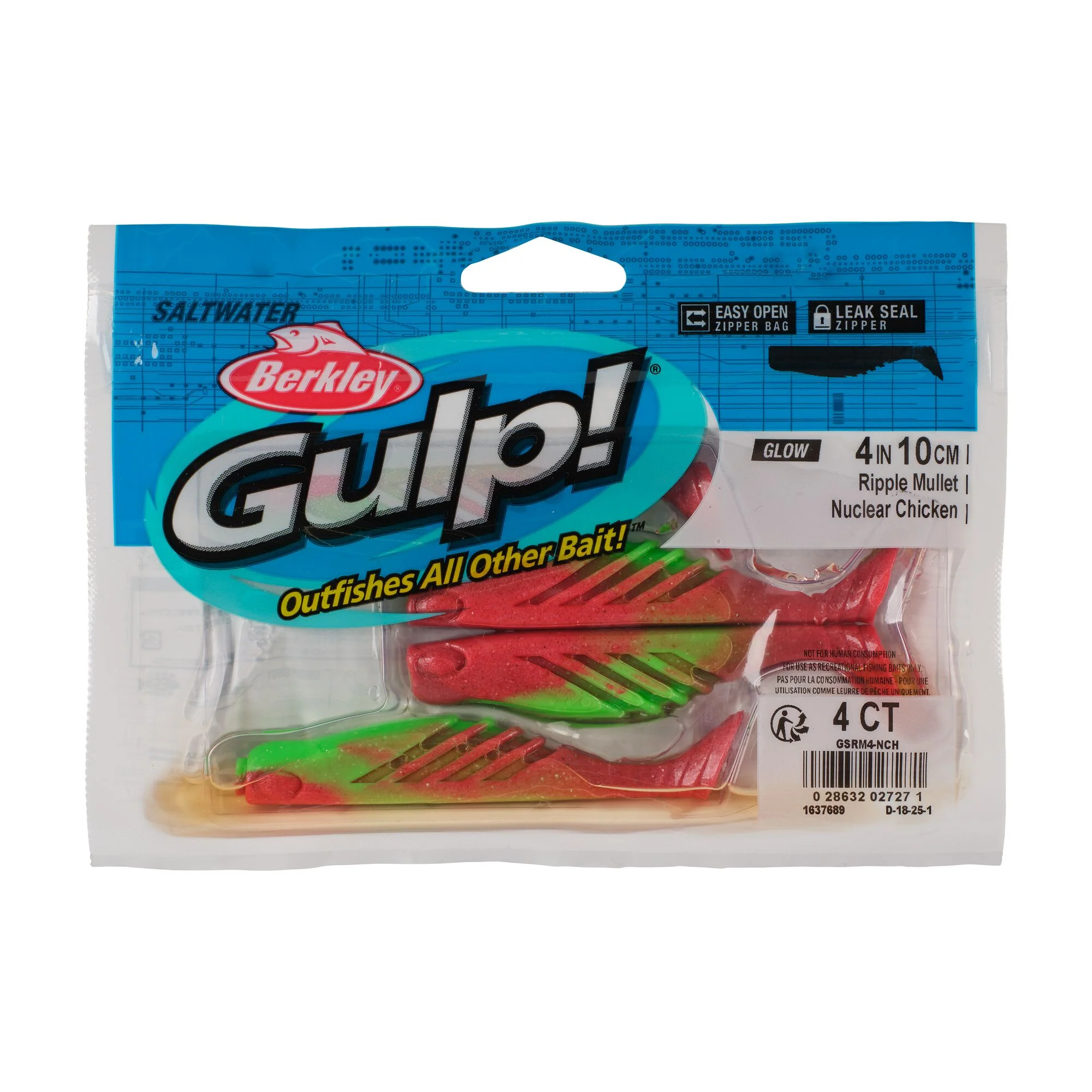 Berkley Gulp!® Saltwater Ripple Mullet - Image 48