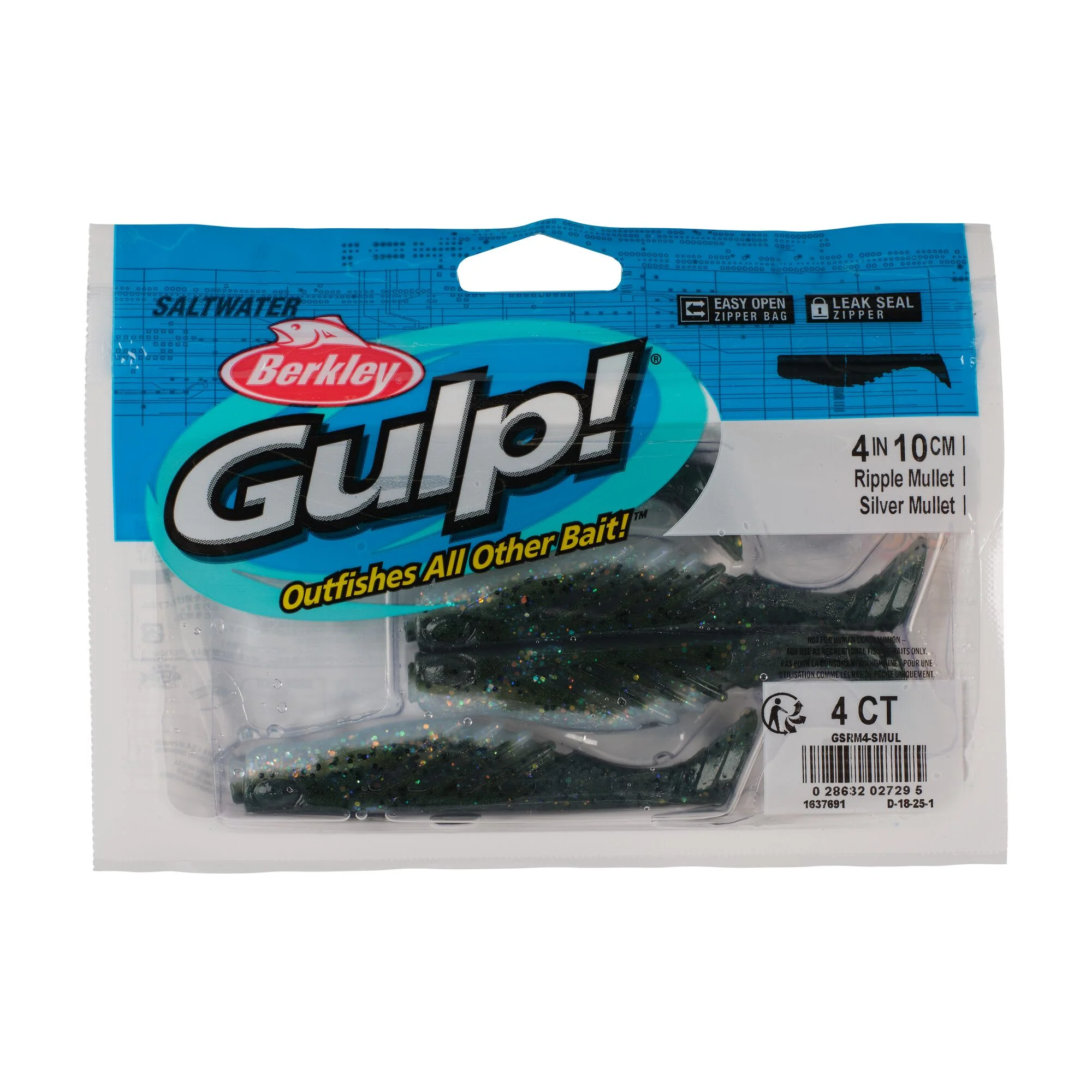 Berkley Gulp!® Saltwater Ripple Mullet - Image 50
