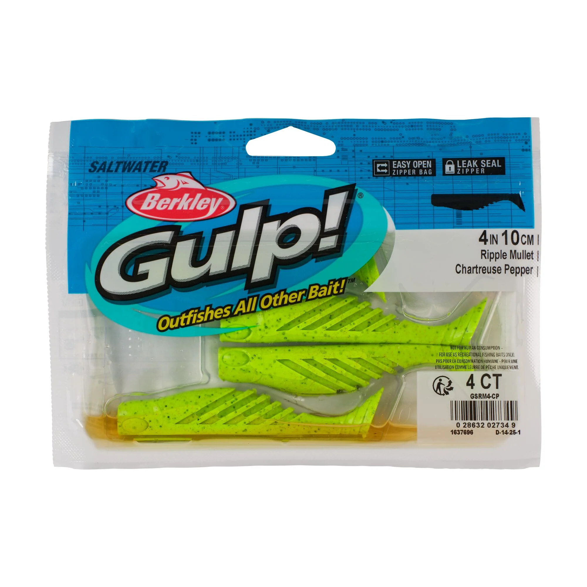 Berkley Gulp!® Saltwater Ripple Mullet - Image 55