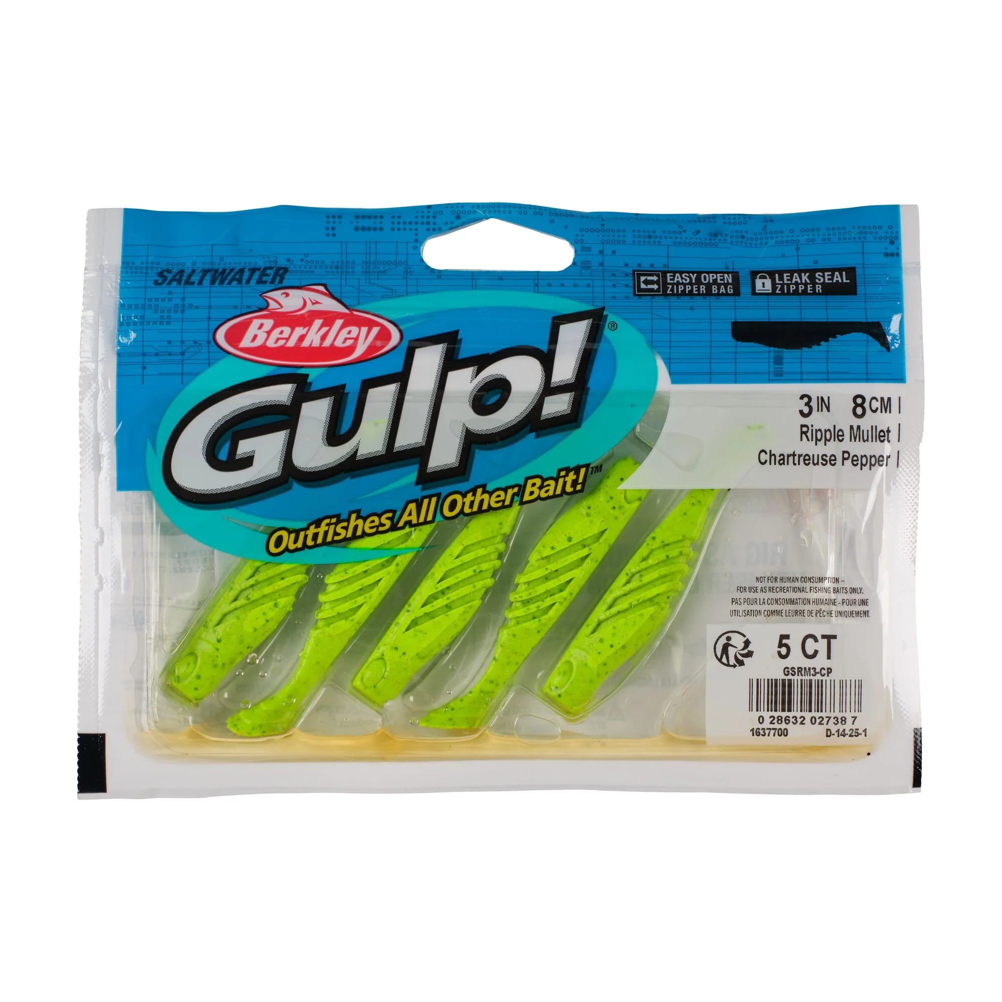 Berkley Gulp!® Saltwater Ripple Mullet - Image 59