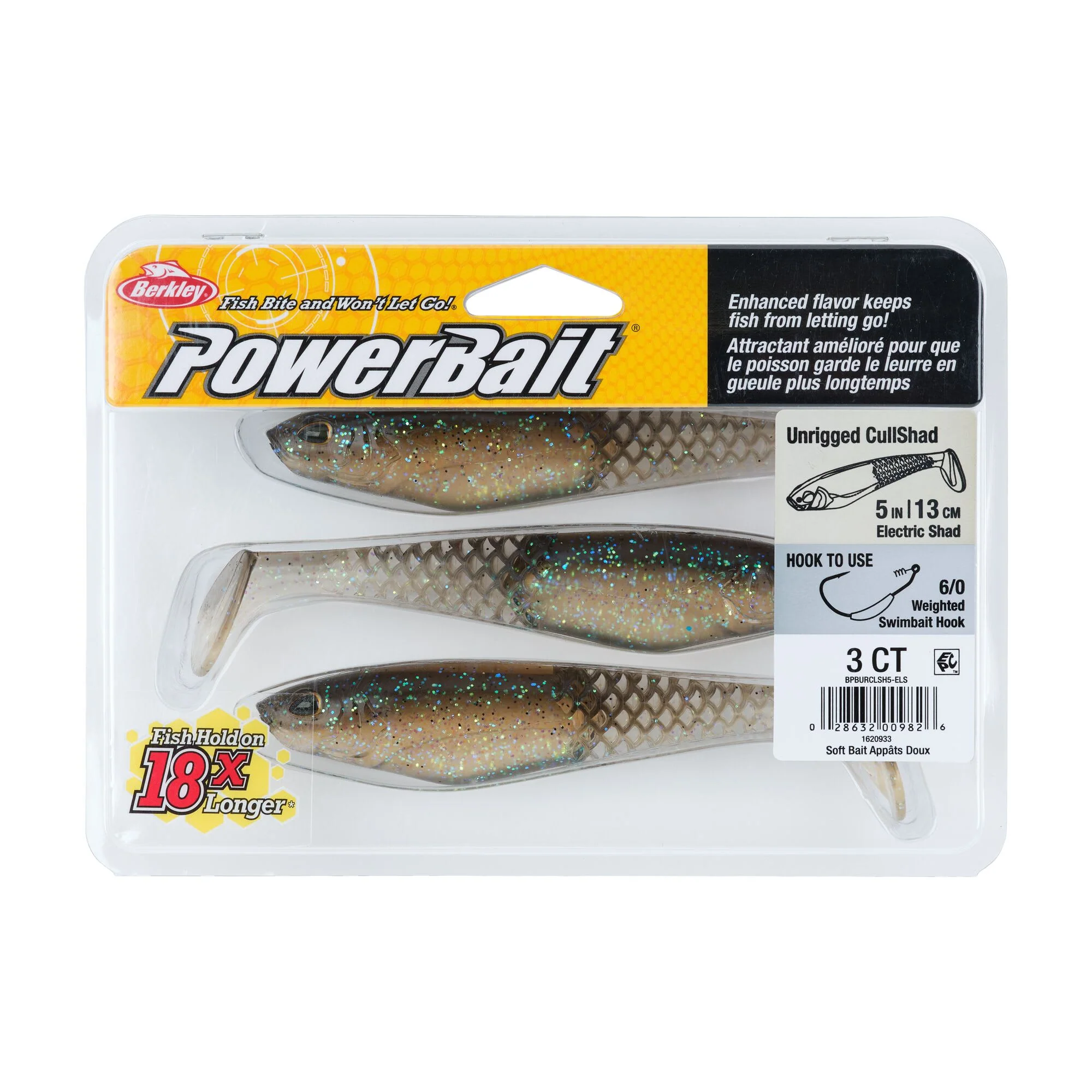 Berkley PowerBait® Unrigged CullShad - Image 38