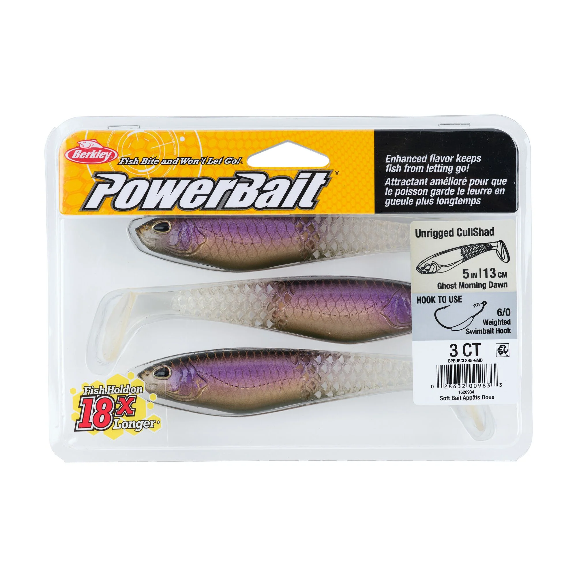 Berkley PowerBait® Unrigged CullShad - Image 39