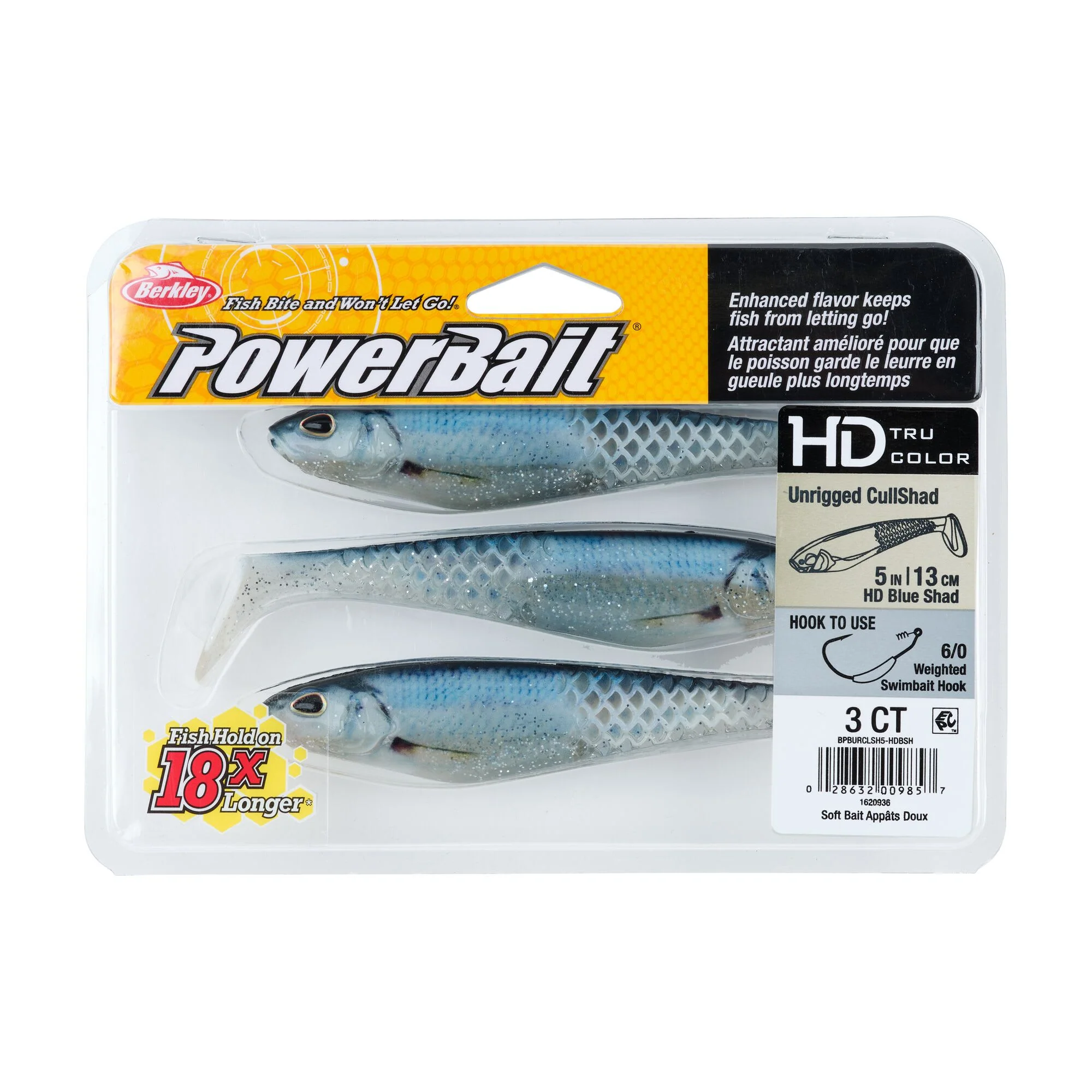 Berkley PowerBait® Unrigged CullShad - Image 41