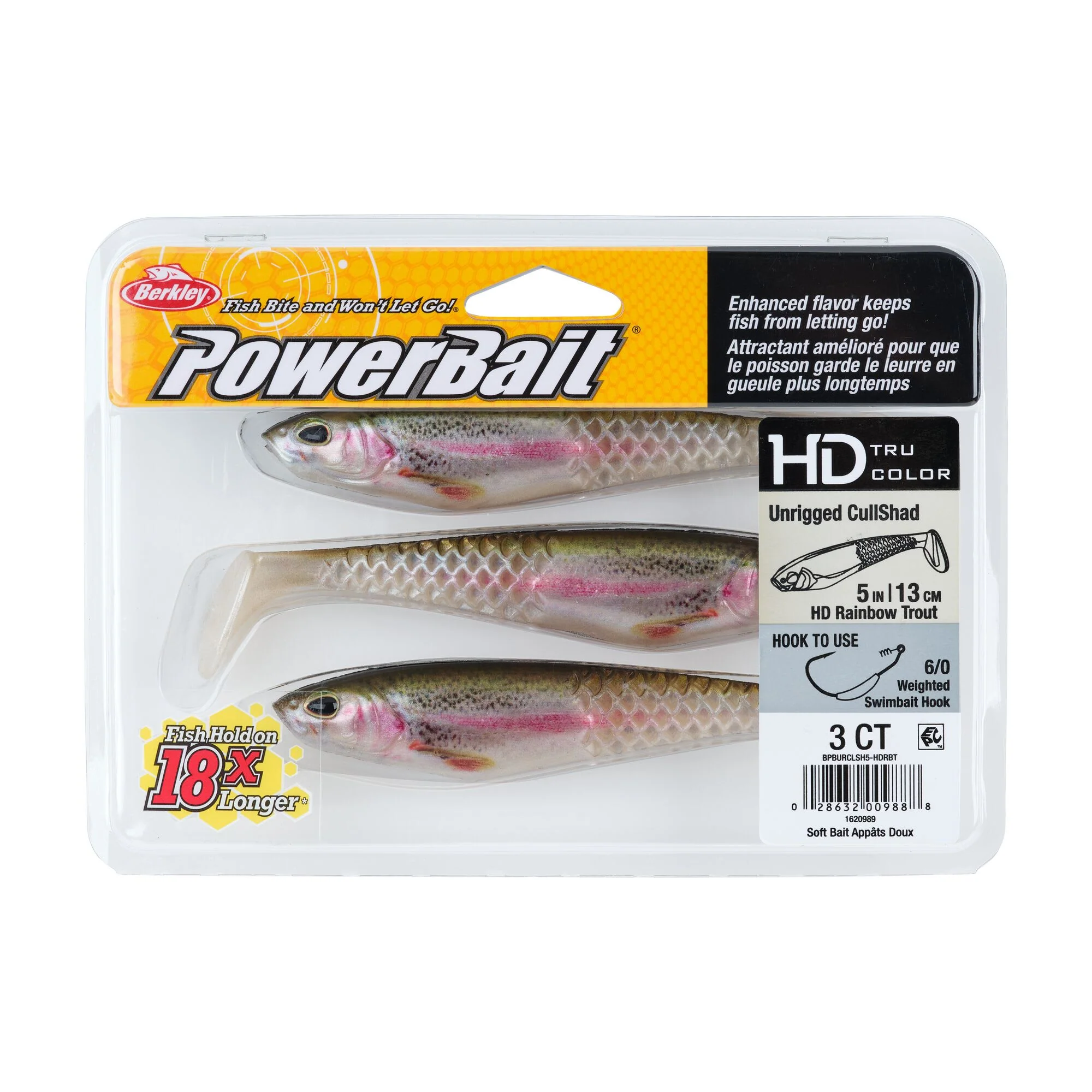Berkley PowerBait® Unrigged CullShad - Image 44