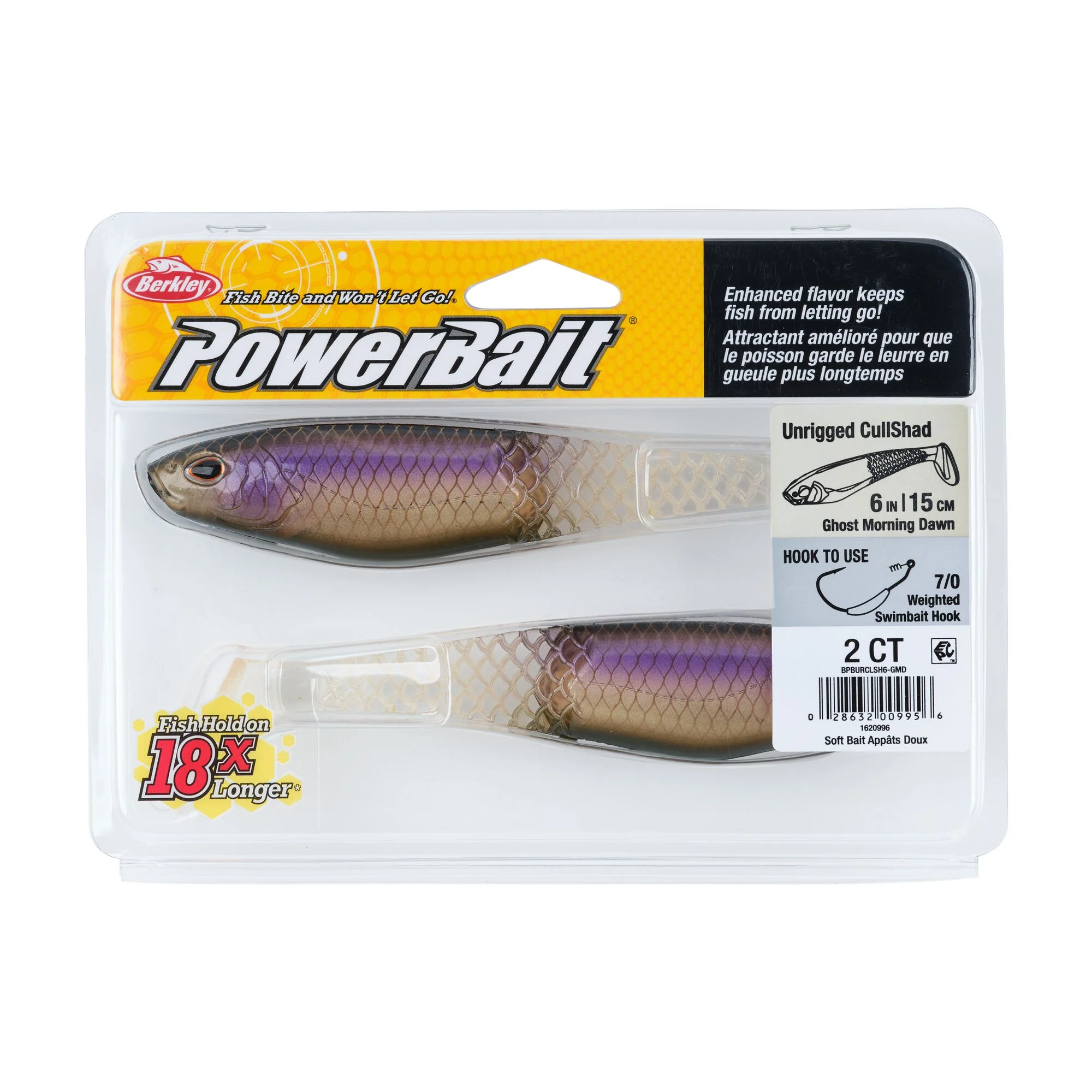 Berkley PowerBait® Unrigged CullShad - Image 51
