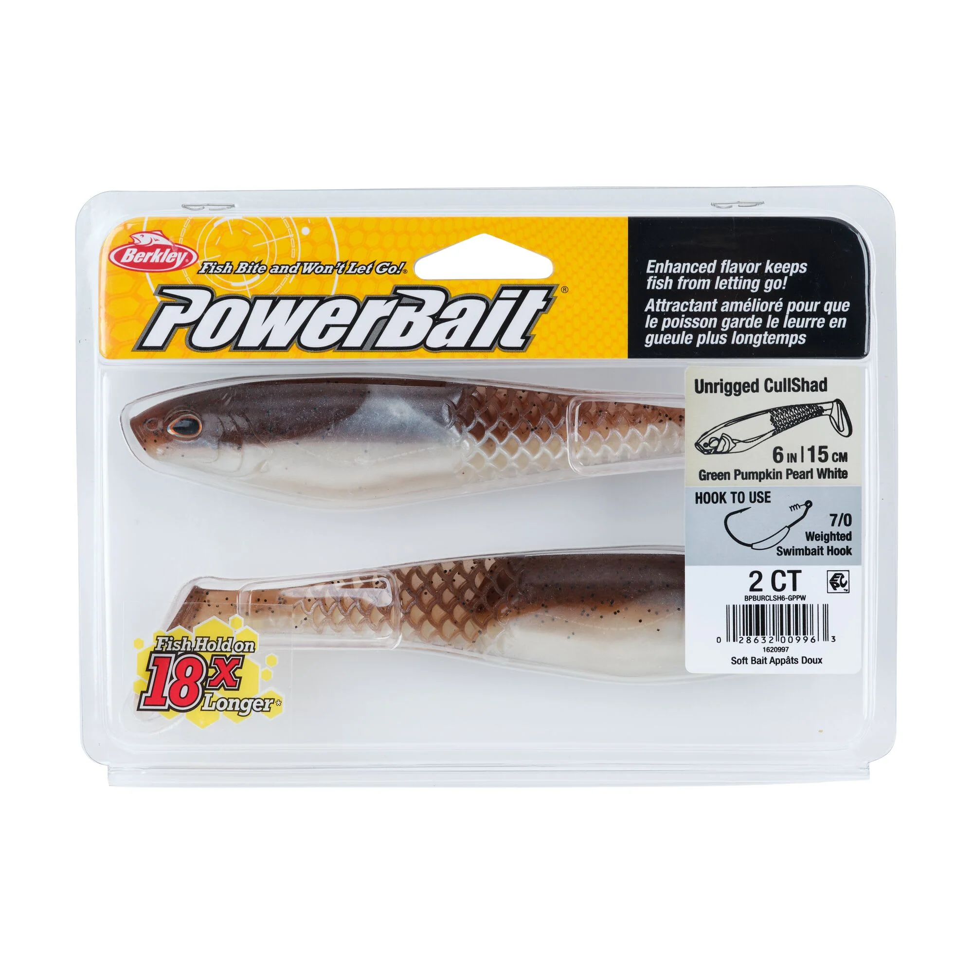 Berkley PowerBait® Unrigged CullShad - Image 52