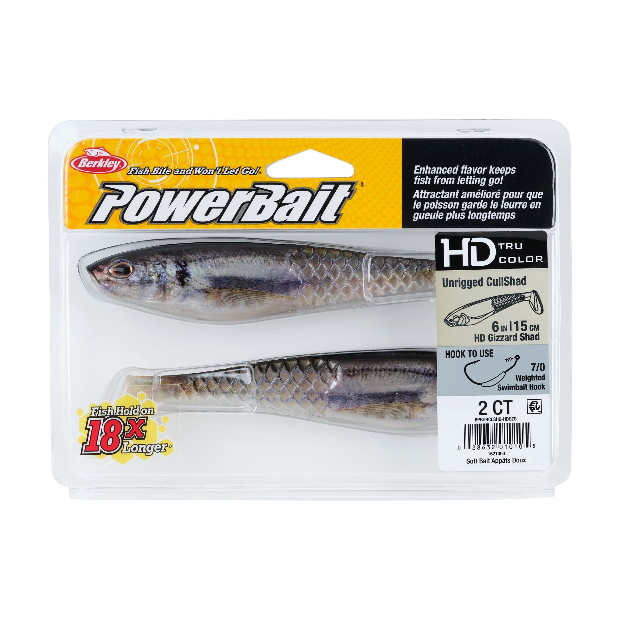 Berkley PowerBait® Unrigged CullShad - Image 55