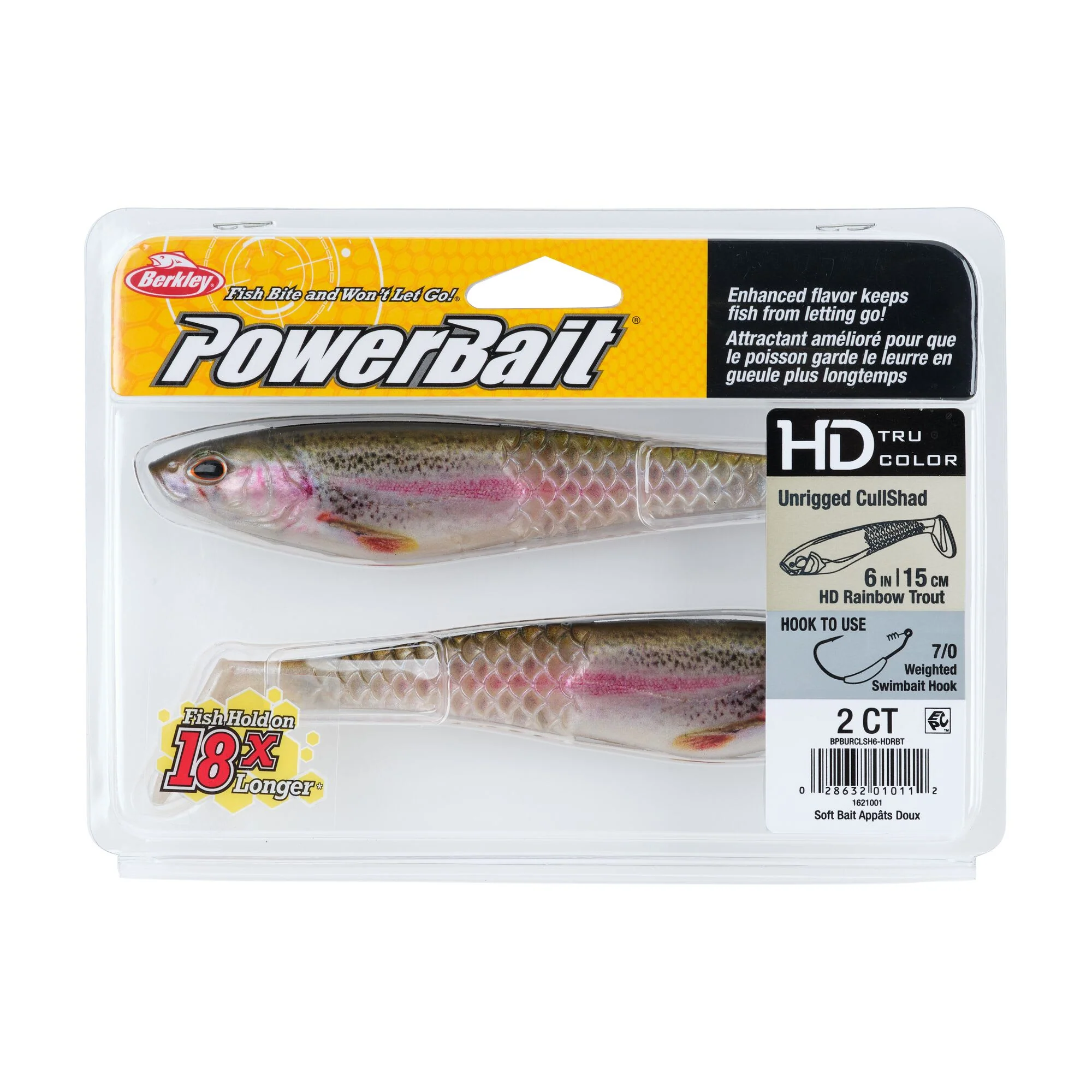 Berkley PowerBait® Unrigged CullShad - Image 56