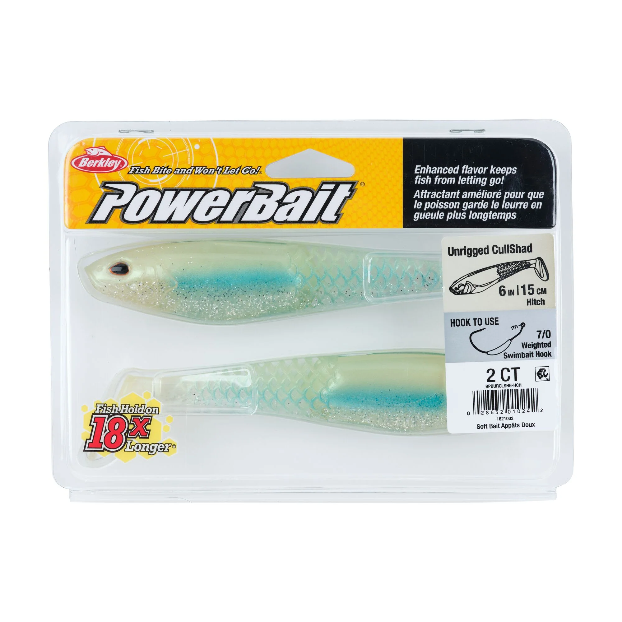 Berkley PowerBait® Unrigged CullShad - Image 58
