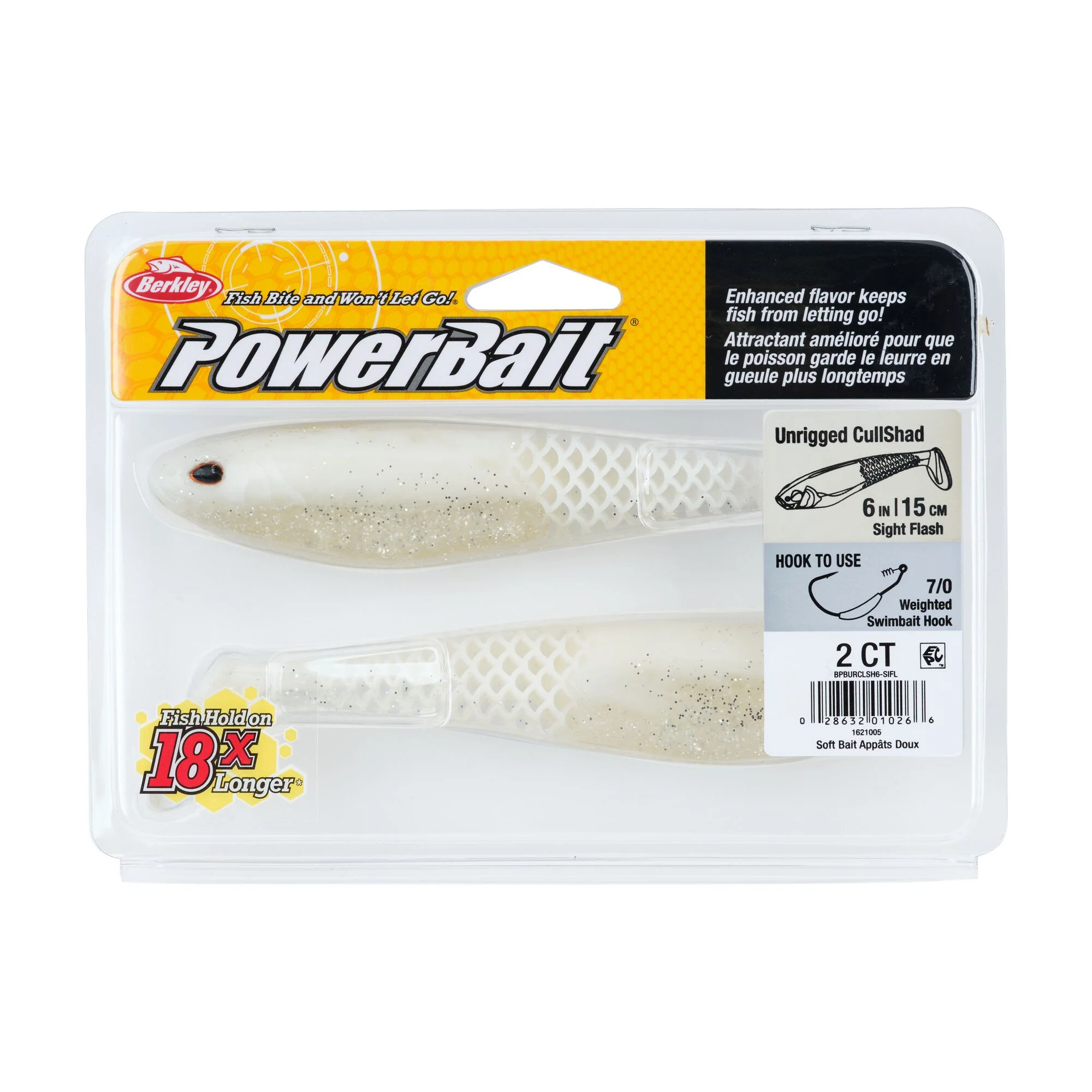 Berkley PowerBait® Unrigged CullShad - Image 60