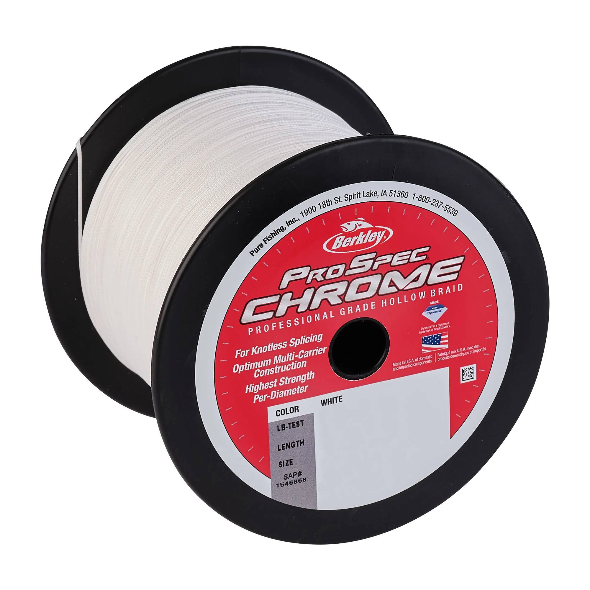Berkley ProSpec® Chrome Premium Hollow Braid - Image 6