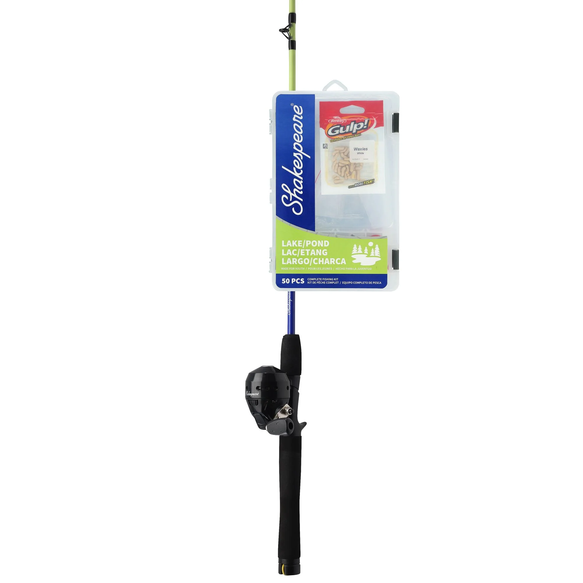 Shakespeare Catch More Fish® Lake Pond Youth Spincast Kit - Image 8