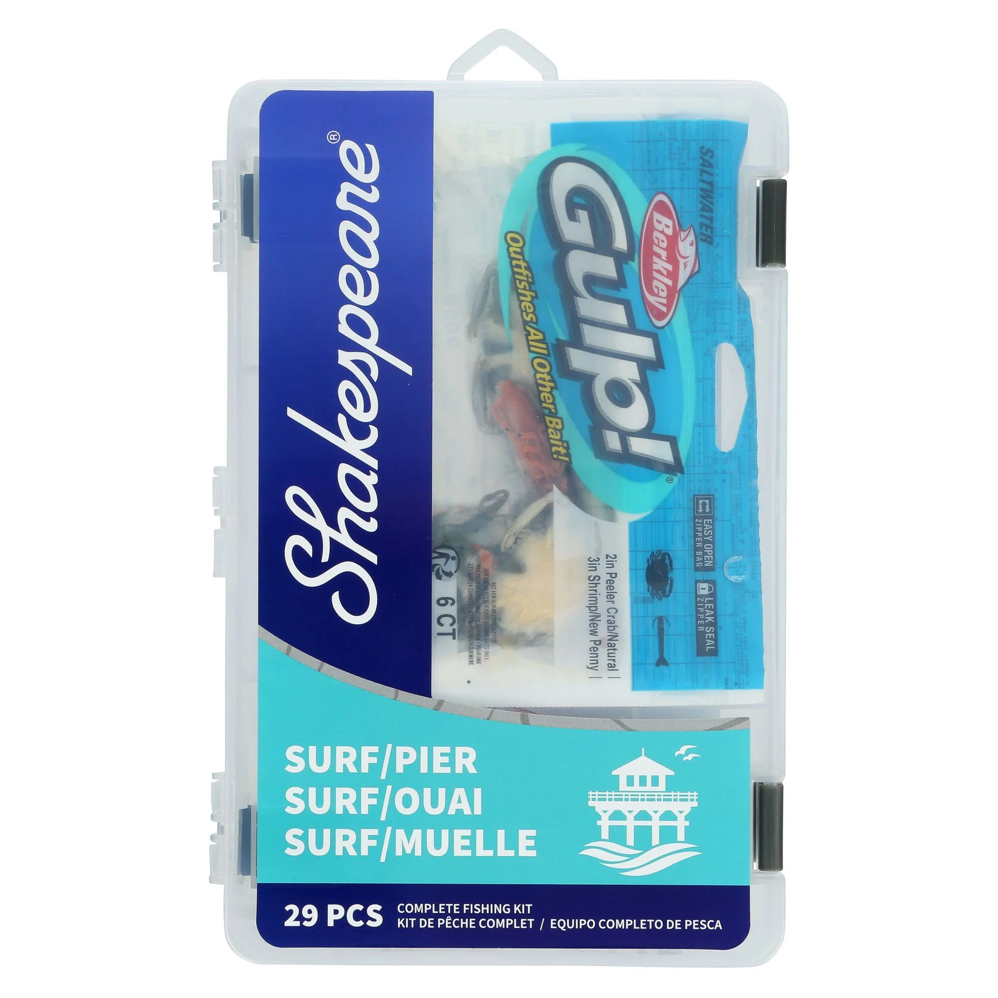 Shakespeare Catch More Fish® Surf Pier 7 Foot Spinning Kit - Image 7