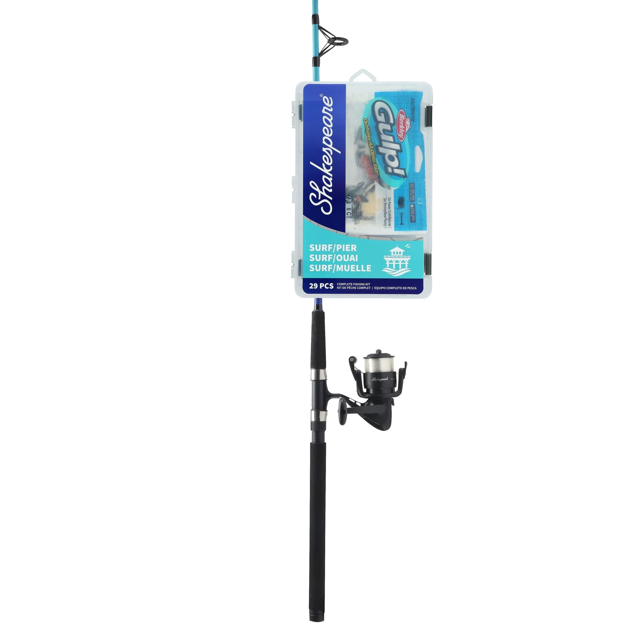 Shakespeare Catch More Fish® Surf Pier 7 Foot Spinning Kit - Image 8
